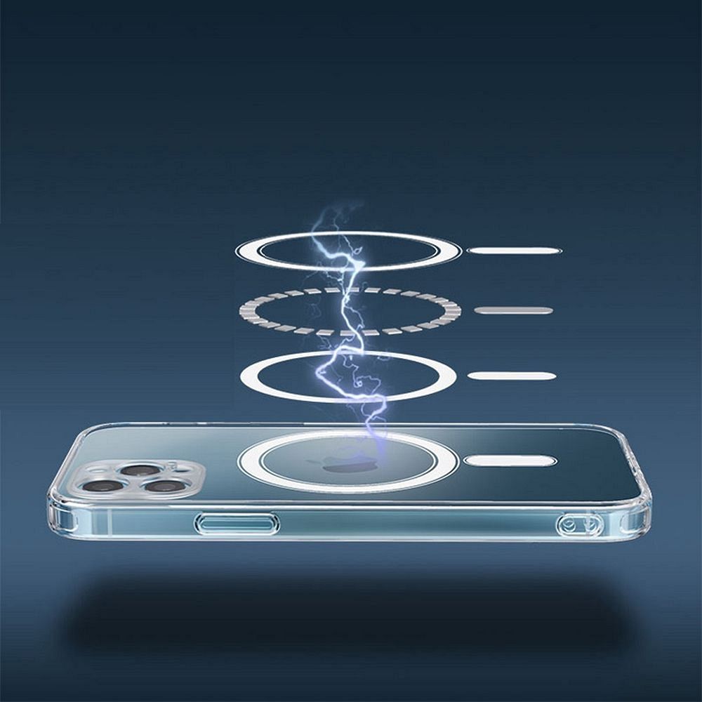 CLEAR MAG COVER kompatibel mit MagSafe für IPHONE transparent