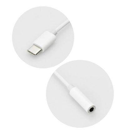 Adapter HF/audio Typ C - Jack 3,5mm weiß
