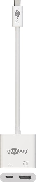 USB-C™-Adapter auf HDMI™ 4K @ 60 Hz, PD, weiß