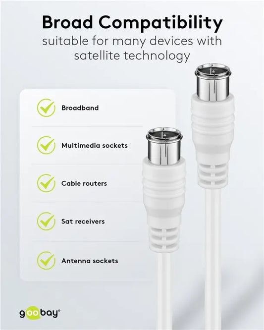 Satellitenkabel Antennenkabel Koaxial Sat Kabel 75db