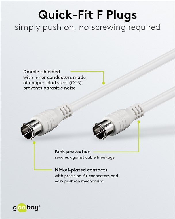 Satellitenkabel Antennenkabel Koaxial Sat Kabel 75db