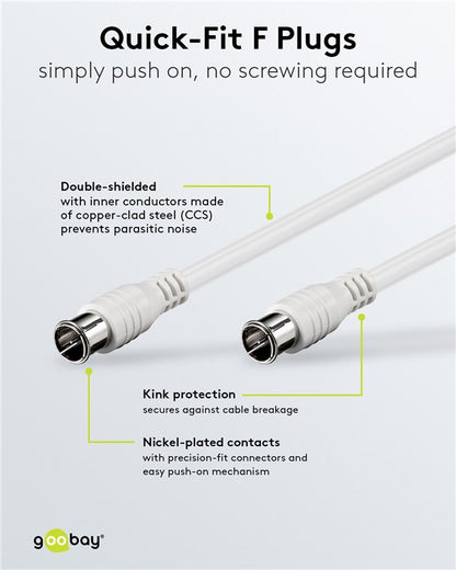 Satellitenkabel Antennenkabel Koaxial Sat Kabel 75db