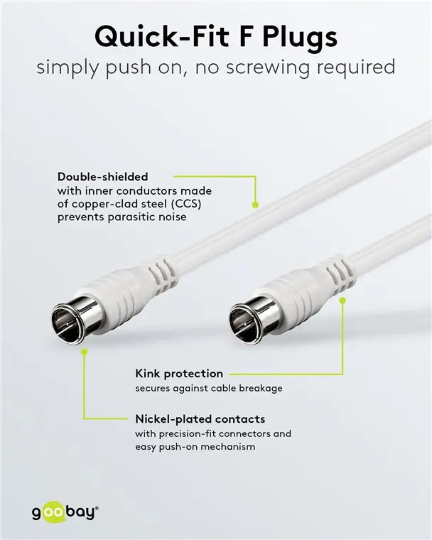 Satellitenkabel Antennenkabel Koaxial Sat Kabel 75db