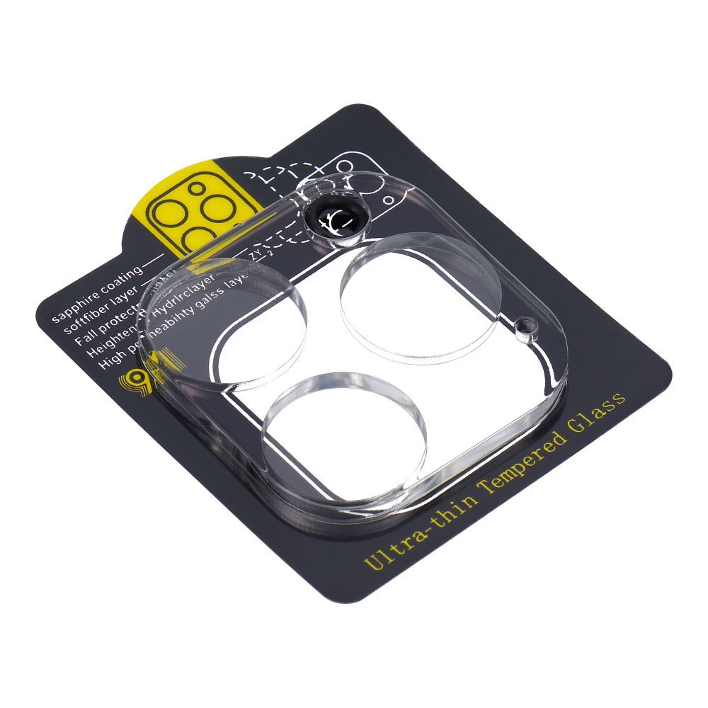 5D Full Glue Gehärtetes Glas für Kamera - für iPhone transparent