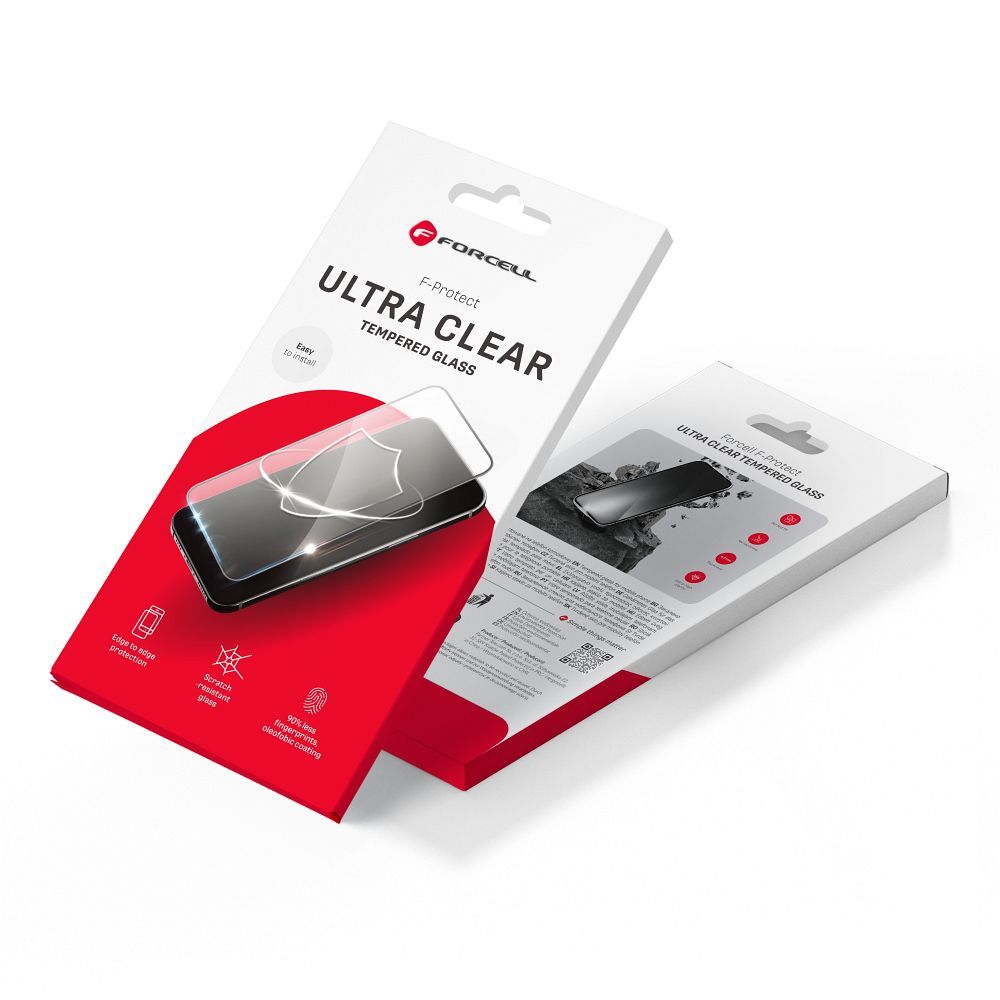Forcell Ultra Clear Gehärtetes Glas - für Iphone