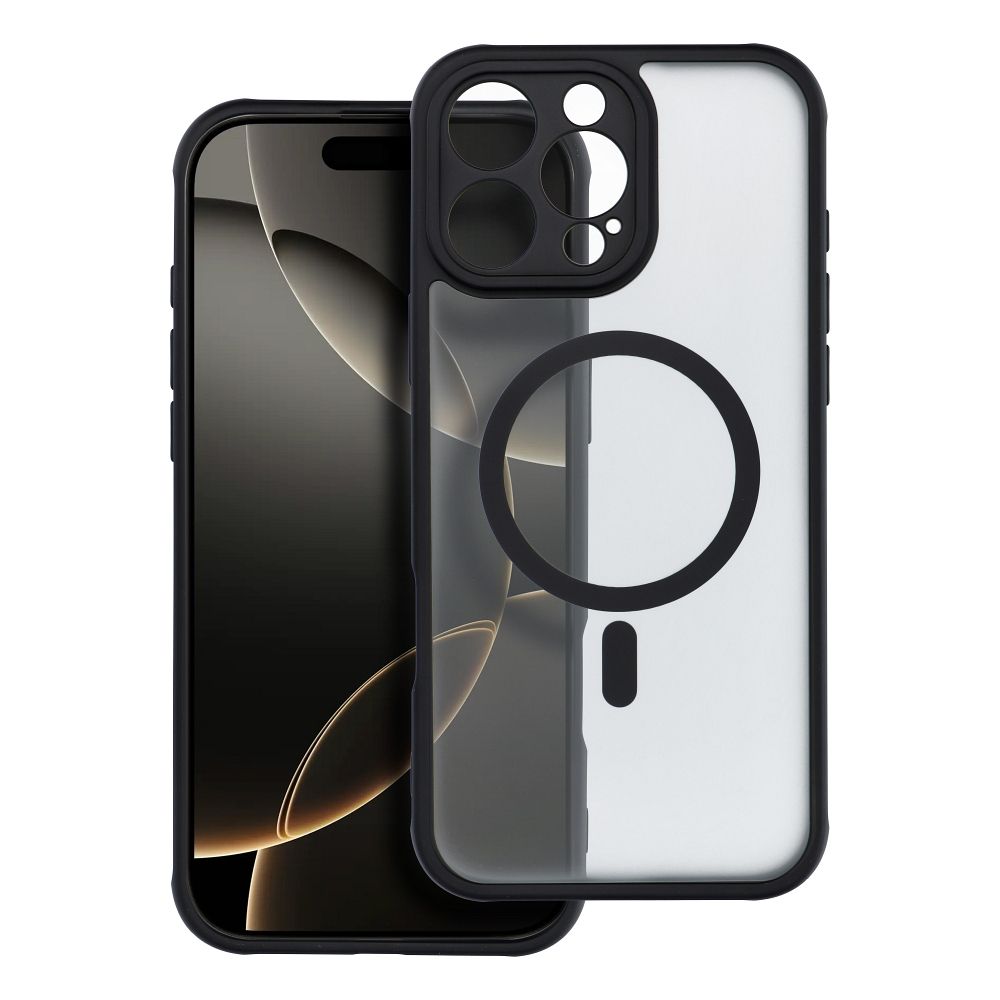 Handyhülle MATTE MAG COVER kompatibel mit MagSafe für IPHONE schwarz