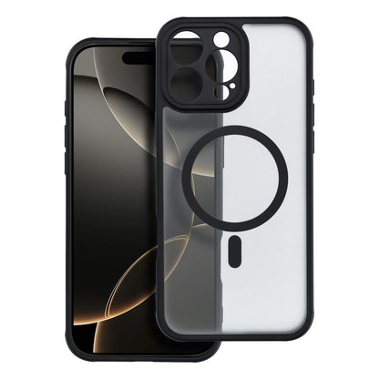 Handyhülle MATTE MAG COVER kompatibel mit MagSafe für IPHONE schwarz