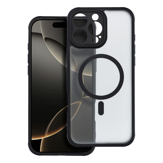 Handyhülle MATTE MAG COVER kompatibel mit MagSafe für IPHONE schwarz