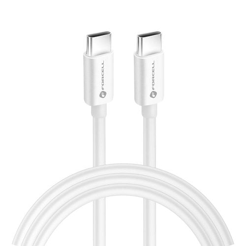 FORCELL Kabel Typ C do Typ C QC4.0 5A/20V PD 100W C339 2m weiß