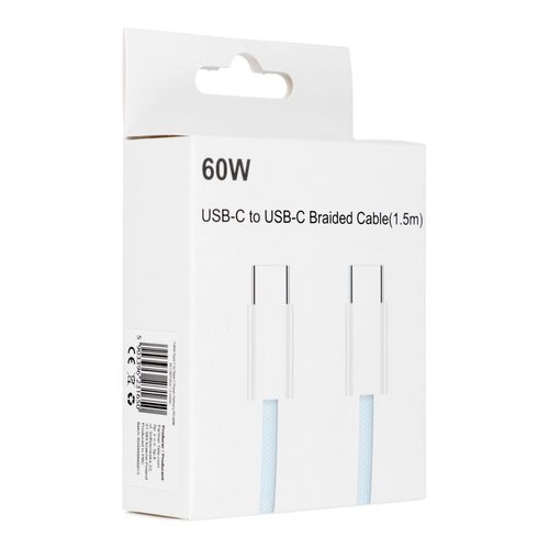Kabel Typ C auf Typ C Power Delivery PD 60W 3A C263 1,5m