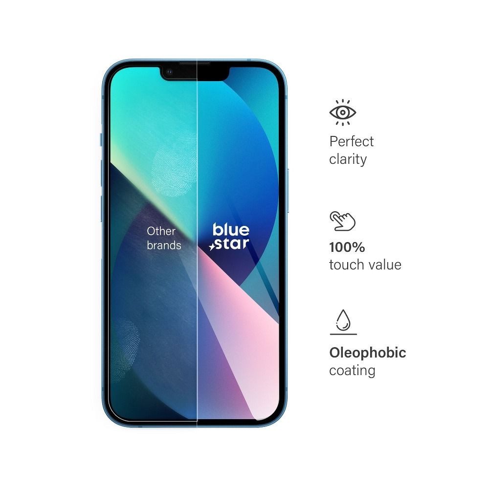 Panzerglas Blue Star für iPhone