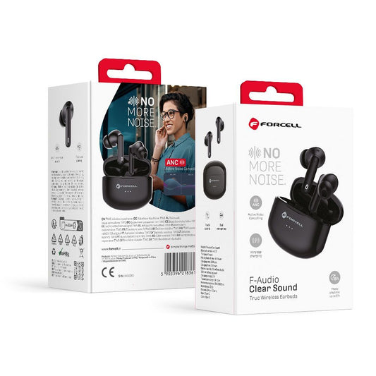 FORCELL F-AUDIO drahtloser / bluetoothfähiger Stereo-Kopfhörer TWS CLEAR Sound