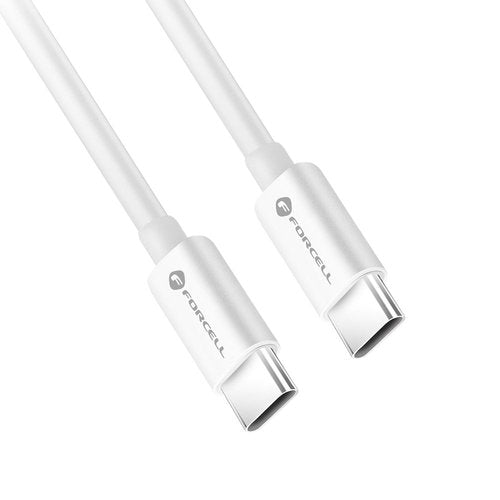 FORCELL Kabel Typ C do Typ C QC4.0 5A/20V PD 100W C339 2m weiß